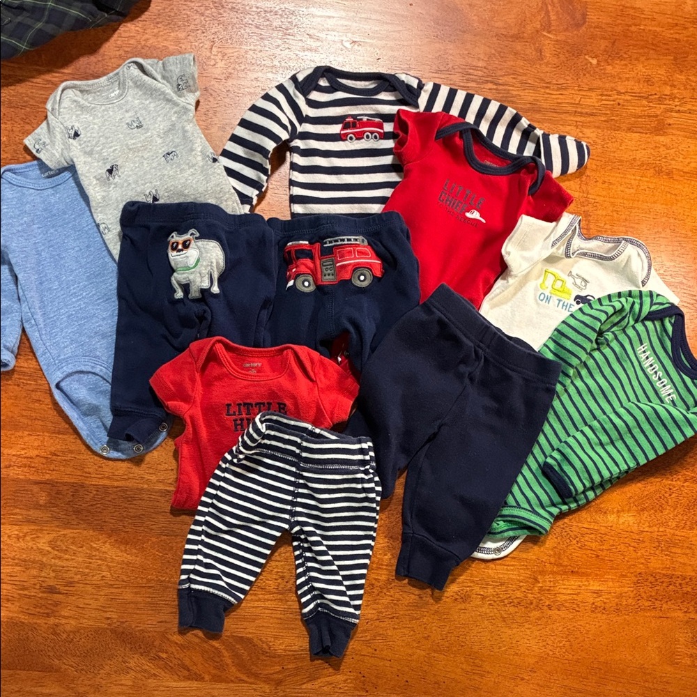 Carter's Kids Matching Sets - Red, Blue, Gray, Green